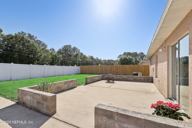 3620 Braeden Ct, Middleburg, FL 32068 - view of patio with a fenced backyard