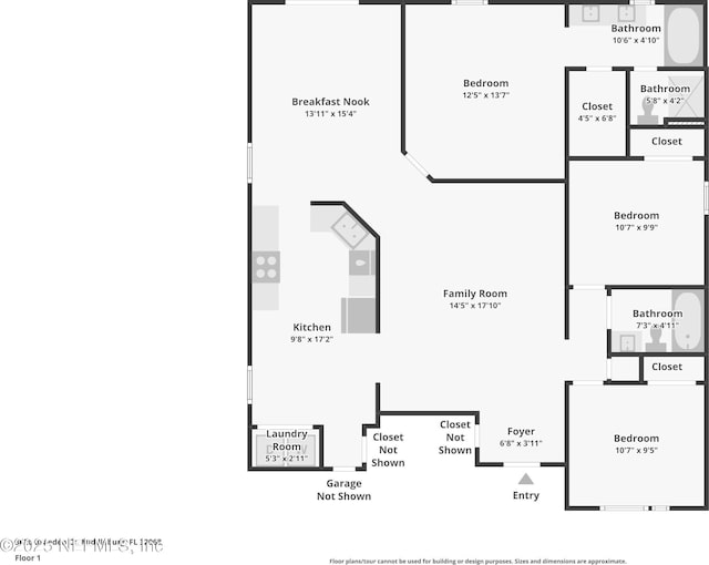 3620 Braeden Ct, Middleburg, FL 32068 - floor plan