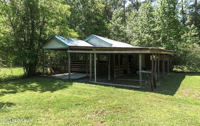 4147 Saunders Dr, Middleburg, FL 32068 - exterior space with a lawn