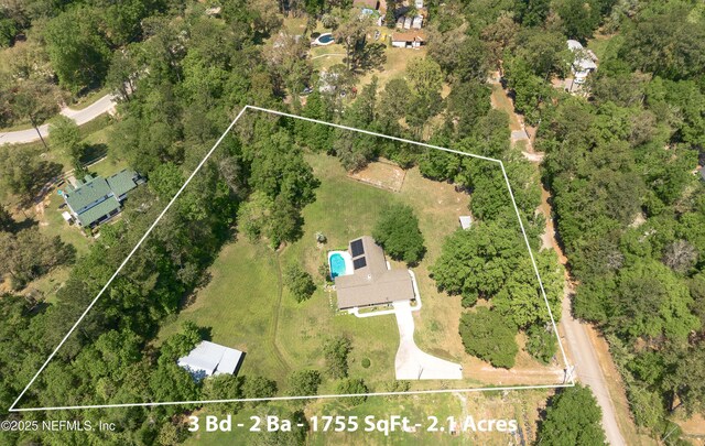 4147 Saunders Dr, Middleburg, FL 32068 - birds eye view of property
