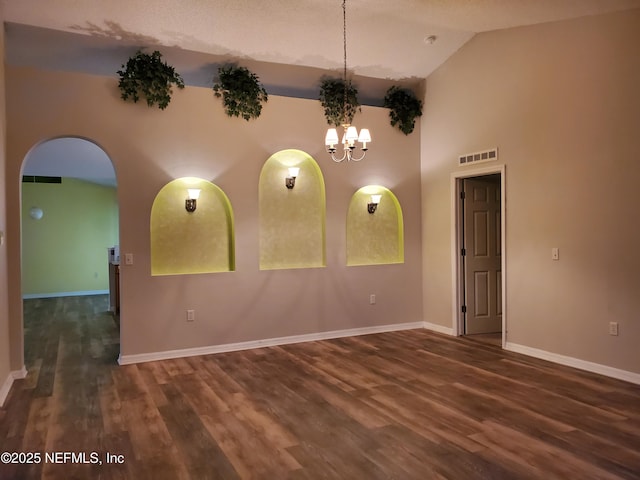3429 Steelgate Ct, Middleburg, FL 32068 - unfurnished room featuring visible vents, baseboards, and wood finished floors