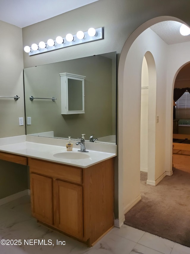 3429 Steelgate Ct, Middleburg, FL 32068 - bathroom with vanity and baseboards