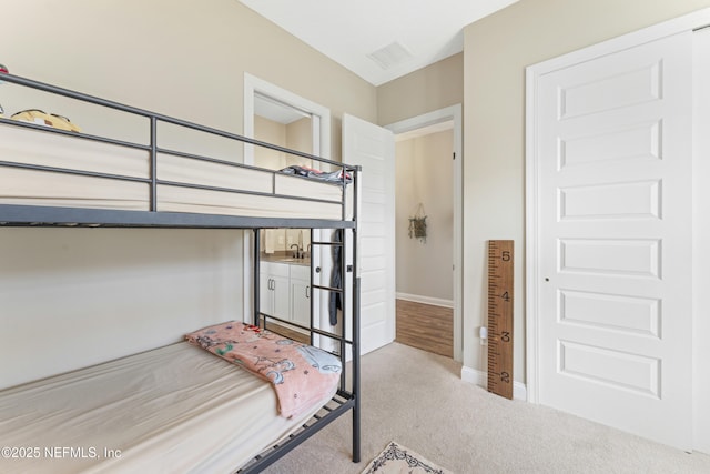 380 Maralinda Dr, Saint Augustine, FL 32095 - bedroom featuring carpet flooring, baseboards, and visible vents