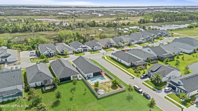380 Maralinda Dr, Saint Augustine, FL 32095 - drone / aerial view with a residential view and a water view
