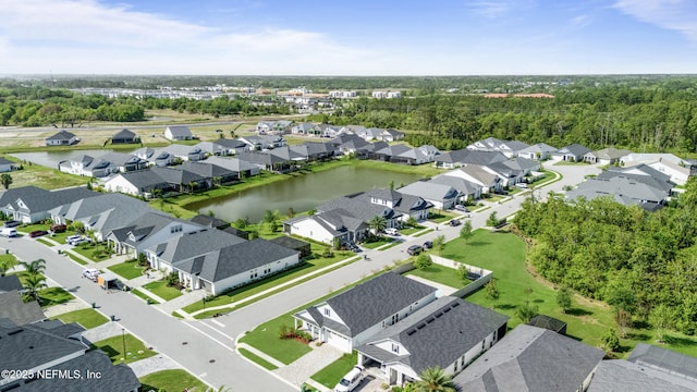 380 Maralinda Dr, Saint Augustine, FL 32095 - drone / aerial view featuring a residential view and a water view