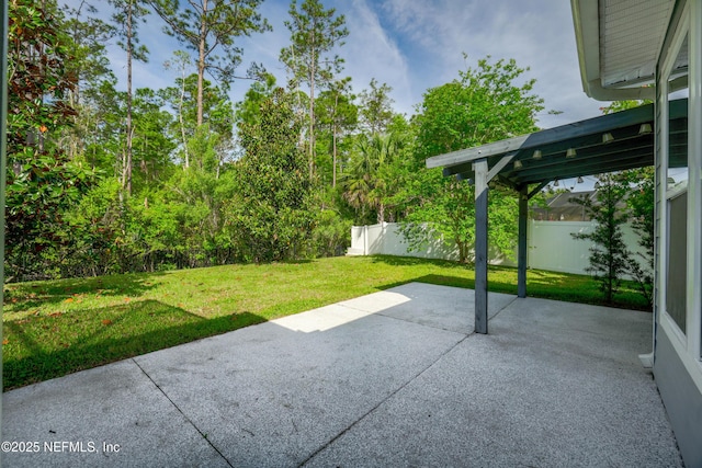 121 Oxford Estates Way, Saint Johns, FL 32259 - view of yard with a patio and a fenced backyard