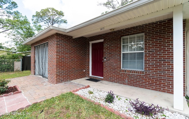 8413 Free Ave, Jacksonville, FL 32211 - entrance to property with brick siding and fence