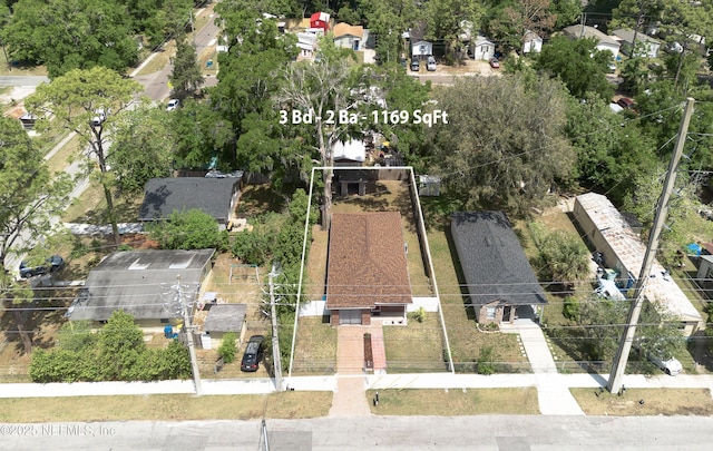 8413 Free Ave, Jacksonville, FL 32211 - birds eye view of property featuring a residential view