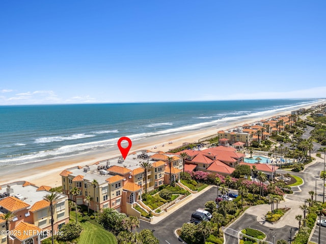 210 N Serenata Dr Unit 521, Ponte Vedra Beach, FL 32082 - birds eye view of property with a beach view and a water view