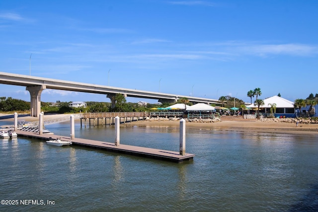 210 N Serenata Dr Unit 521, Ponte Vedra Beach, FL 32082 - view of dock featuring a water view