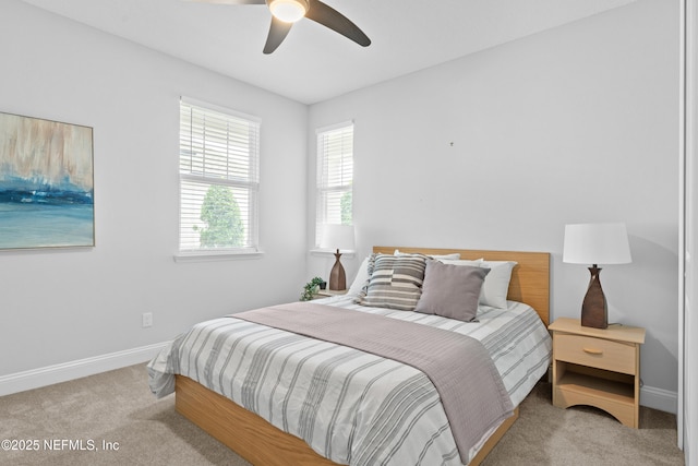 130 Juniper Hills Dr, Saint Johns, FL 32259 - carpeted bedroom featuring baseboards and a ceiling fan