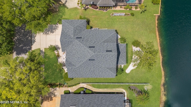 120 Oakwood Plantation Dr, Fleming Island, FL 32003 - birds eye view of property with a water view