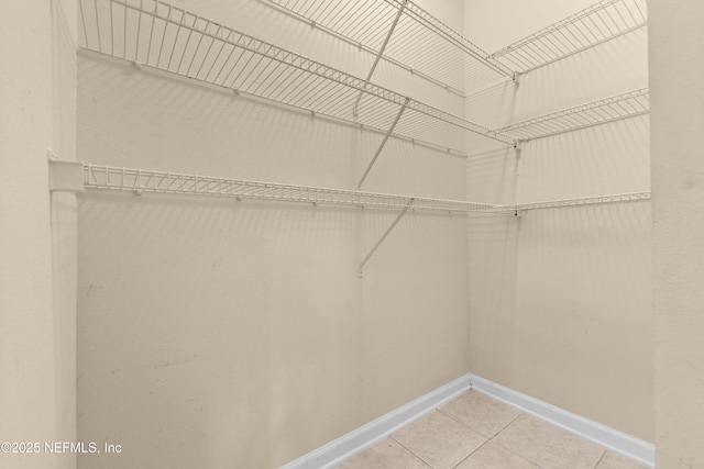 7250 Deerfoot Point Cir Unit 1, Jacksonville, FL 32256 - walk in closet featuring light tile patterned flooring