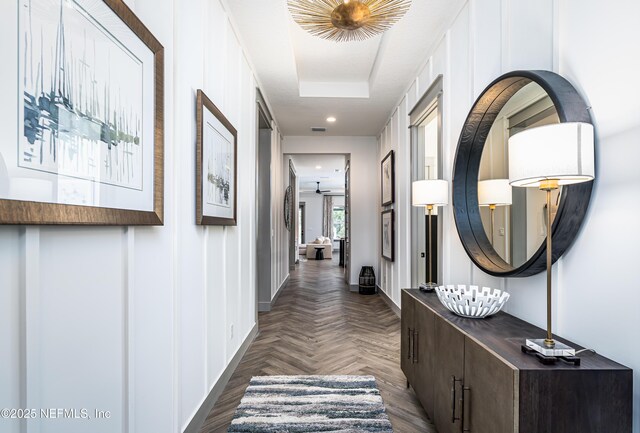 367 Maralinda Dr, Saint Augustine, FL 32095 - hallway featuring baseboards and recessed lighting
