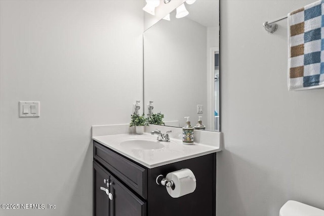 1580 Landau Rd, Jacksonville, FL 32225 - half bath featuring vanity and toilet