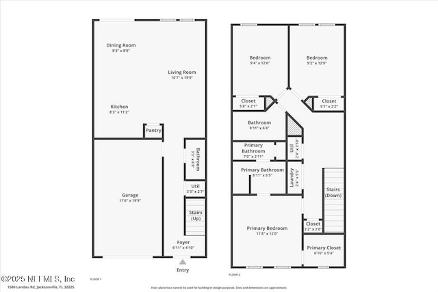 1580 Landau Rd, Jacksonville, FL 32225 - property floor plan