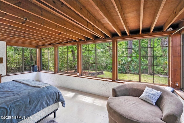 view of tiled bedroom