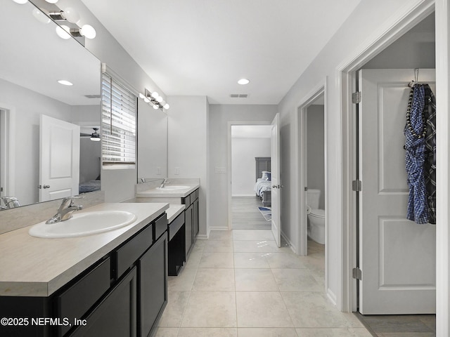 597 Meadow Ridge Dr, Saint Augustine, FL 32092 - ensuite bathroom with visible vents, a sink, and ensuite bathroom