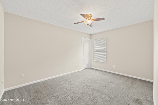 80 St Croix Island Dr, Saint Augustine, FL 32092 - carpeted spare room featuring ceiling fan and a textured ceiling