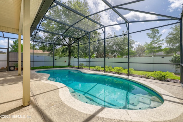 80 St Croix Island Dr, Saint Augustine, FL 32092 - view of swimming pool featuring a patio area and a fenced backyard