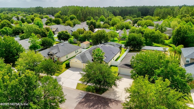 80 St Croix Island Dr, Saint Augustine, FL 32092 - aerial view of residential area featuring a forest