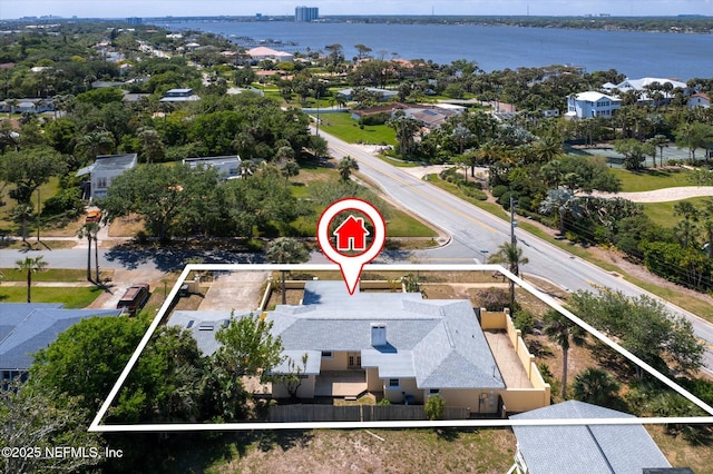 1800 N Halifax Ave, Daytona Beach, FL 32118 - bird's eye view featuring a water view