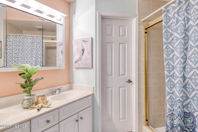 2229 Vista Cove Rd, Saint Augustine, FL 32084 - full bath with a shower stall and vanity