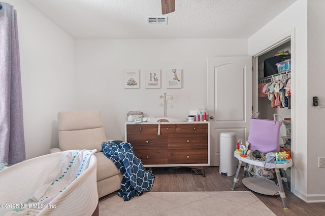 2916 Duck Hollow Ln, Green Cove Springs, FL 32043 - bedroom with dark wood-style floors and a ceiling fan