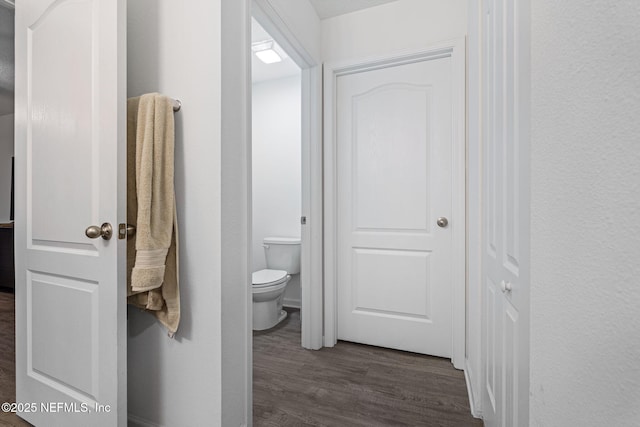 2916 Duck Hollow Ln, Green Cove Springs, FL 32043 - bathroom with toilet and wood finished floors