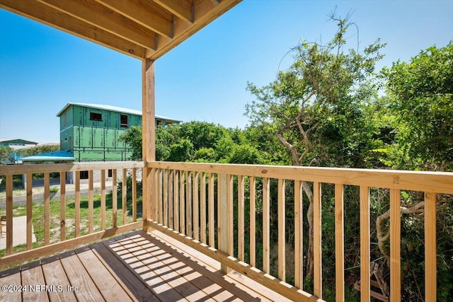 view of deck