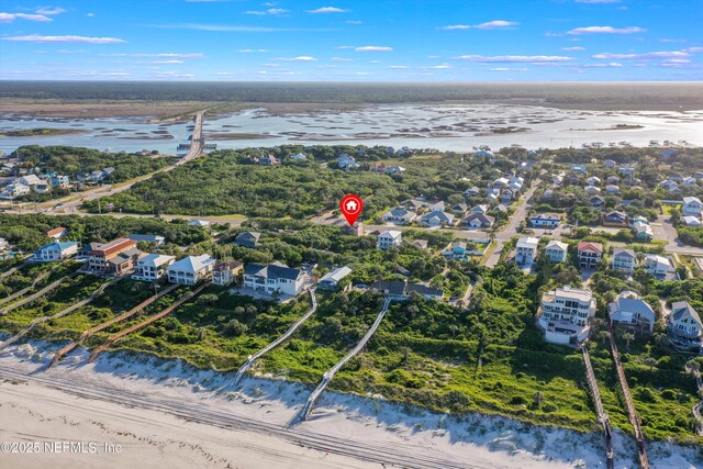 6698 A1A S, Saint Augustine, FL 32080 - aerial view of residential area featuring a nearby body of water