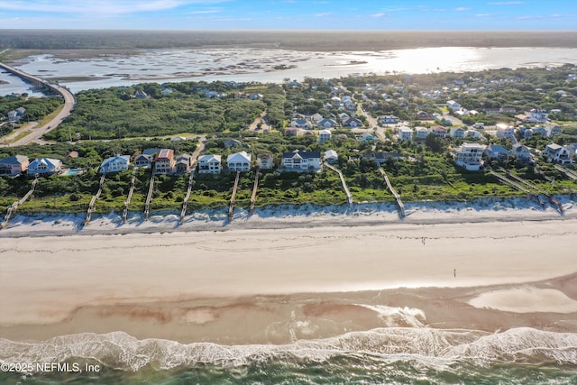 6698 A1A S, Saint Augustine, FL 32080 - aerial perspective of suburban area featuring expansive coastline