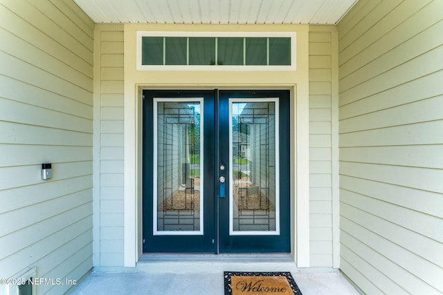 3422 Oglebay Dr, Green Cove Springs, FL 32043 - doorway to property featuring french doors