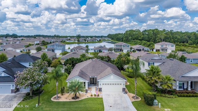 3422 Oglebay Dr, Green Cove Springs, FL 32043 - birds eye view of property featuring a water view and a residential view