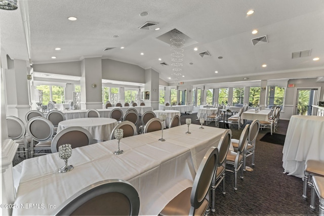 3422 Oglebay Dr, Green Cove Springs, FL 32043 - carpeted dining area with a healthy amount of sunlight and visible vents