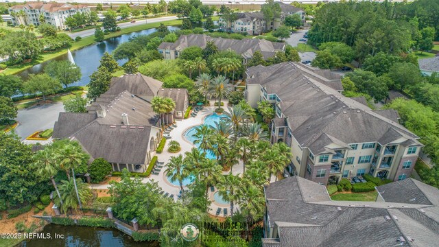 7800 Point Meadows Dr Unit 1035, Jacksonville, FL 32256 - aerial overview of property's location with a pool and a nearby body of water