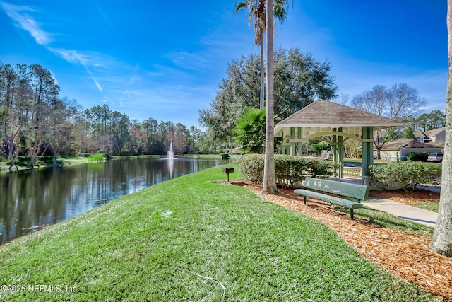 7701 Timberlin Park Blvd Unit 531, Jacksonville, FL 32256 - view of grassy yard featuring a water view
