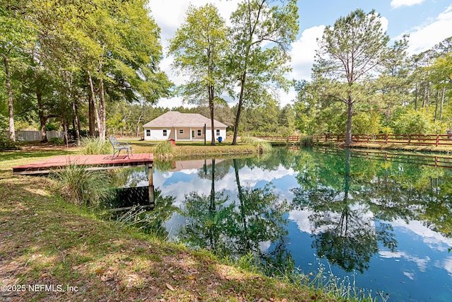 6388 Miltondale Rd, Macclenny, FL 32063 - water view featuring fence