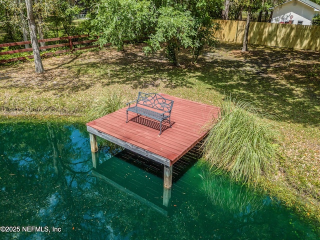 6388 Miltondale Rd, Macclenny, FL 32063 - dock area featuring fence