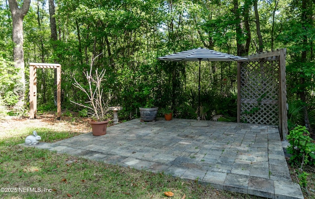 view of patio