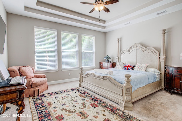 1911 Salt Creek Dr, Fleming Island, FL 32003 - bedroom with visible vents, light colored carpet, and multiple windows