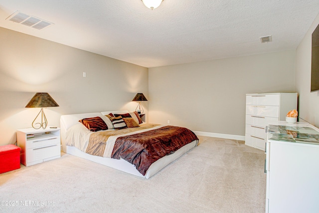 1911 Salt Creek Dr, Fleming Island, FL 32003 - bedroom with visible vents, baseboards, and light carpet