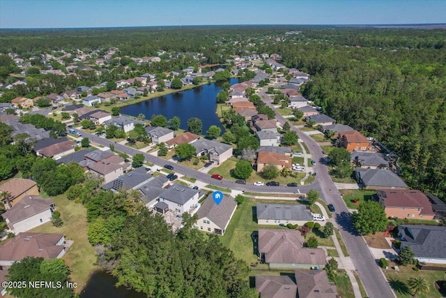 13644 Goodson Pl, Jacksonville, FL 32226 - aerial view featuring a residential view, a view of trees, and a water view