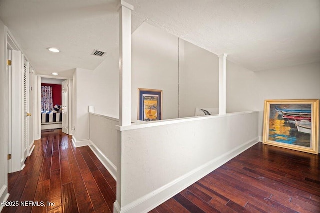 272 Deer Run Ln, Ponte Vedra Beach, FL 32082 - corridor with wood-type flooring, baseboards, and recessed lighting