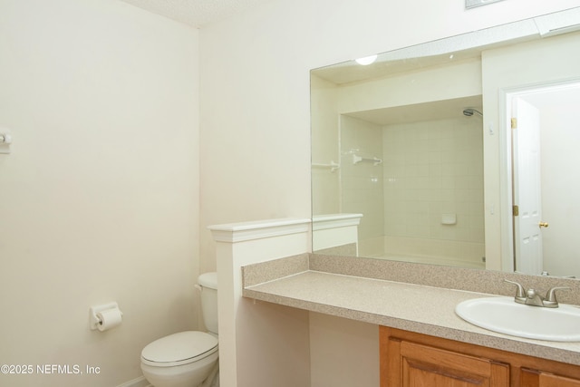 2631 Tuscany Glen Dr, Orange Park, FL 32065 - bathroom with vanity, toilet, and a shower
