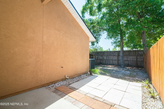 2631 Tuscany Glen Dr, Orange Park, FL 32065 - view of patio with fence and central air condition unit
