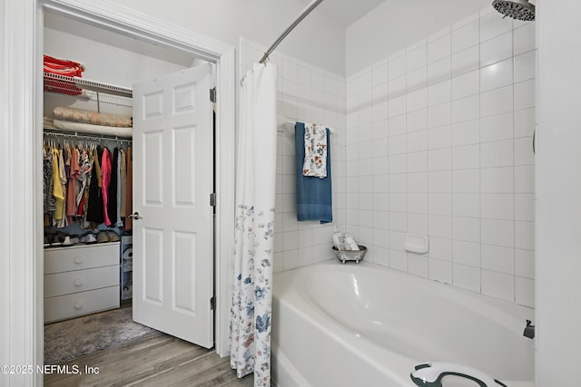 115 Legendary Dr Unit 106, Saint Augustine, FL 32902 - bathroom with wood finished floors and a spacious closet