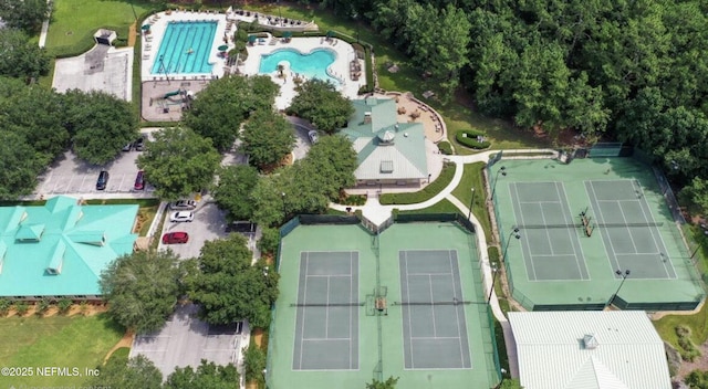 drone / aerial view