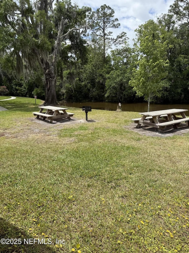4334 Plaza Gate Ln S Unit 202, Jacksonville, FL 32217 - view of yard with a water view