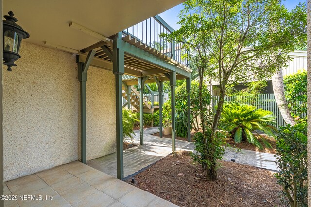 10136 Leisure Ln N Unit 26, Jacksonville, FL 32256 - view of patio / terrace with stairs